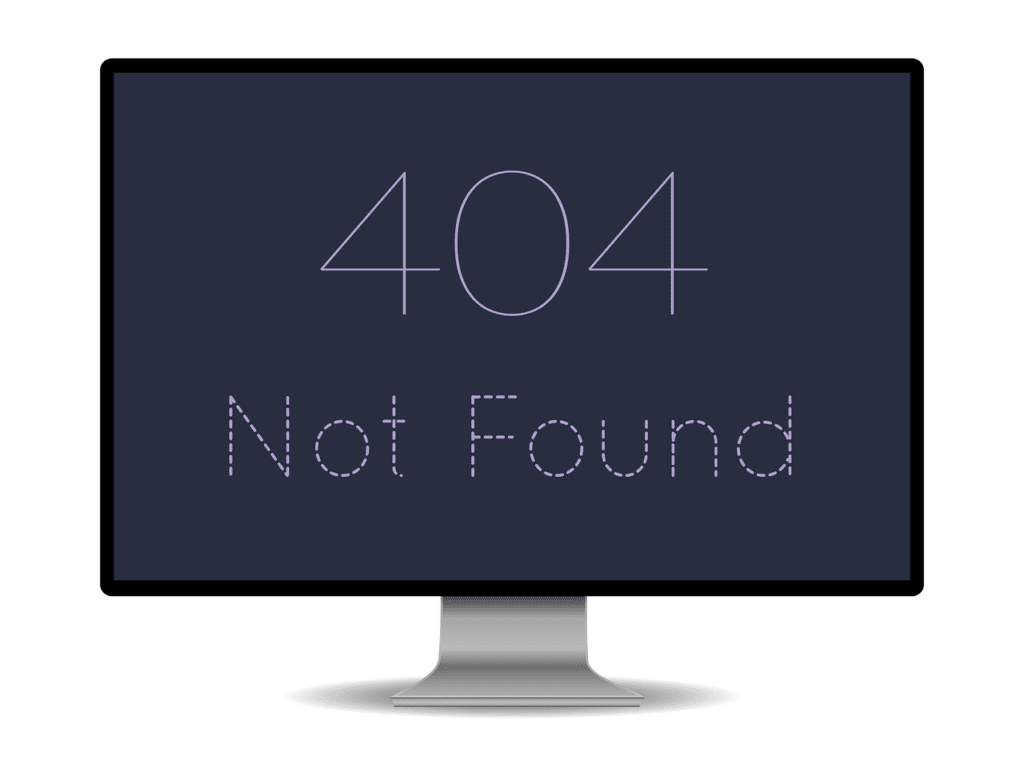 webasite downtime 404 error